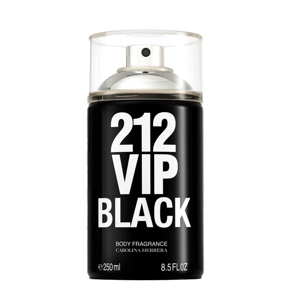 Perfume Carolina Herrera 212 Vip Men Black Masculino Body Spray 250 ml
